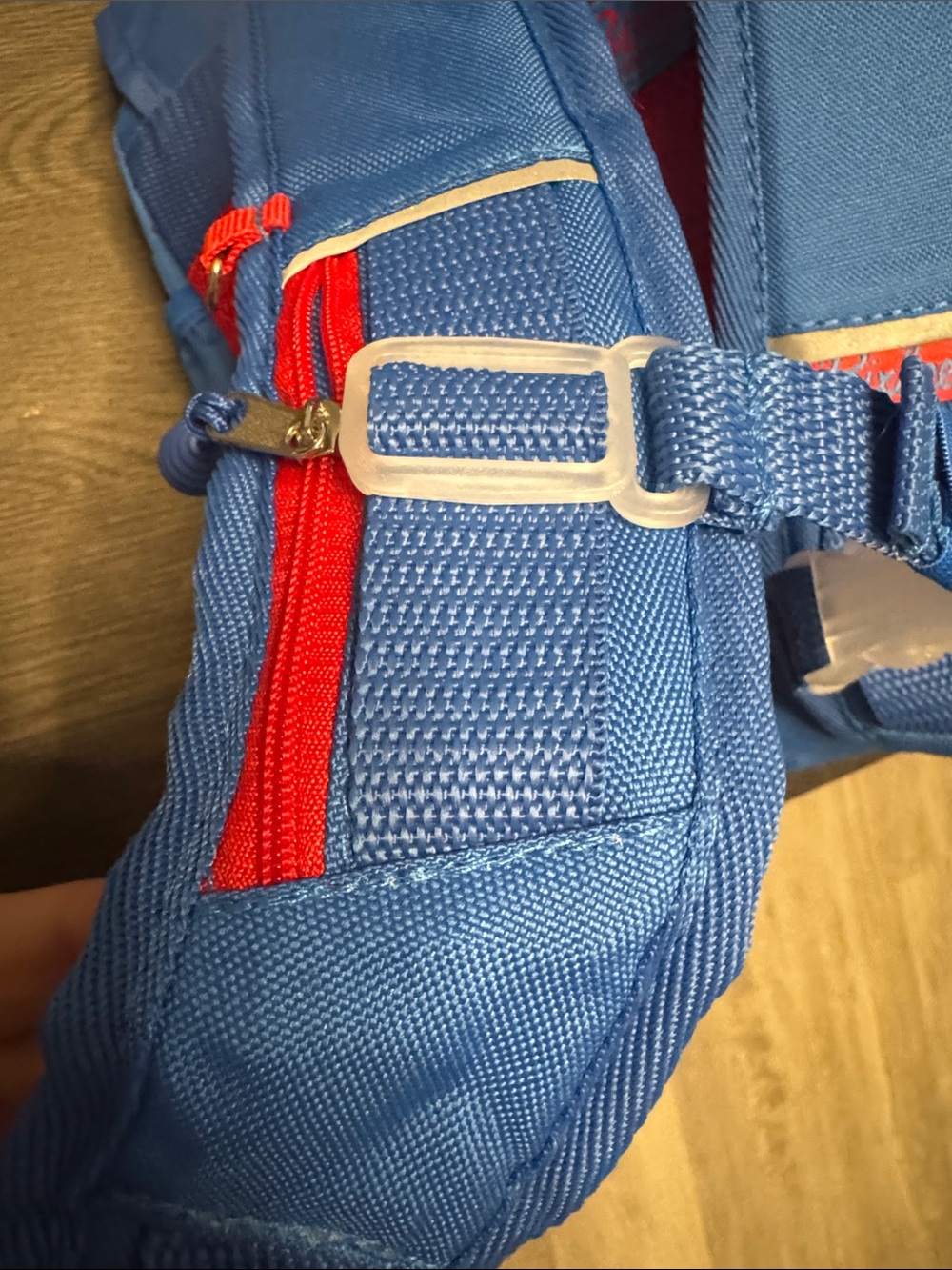 Bixbee Blue and Red Kids Backpack with Airplane Details - Picture 7 of 7
